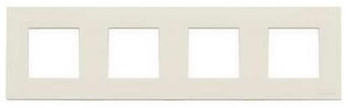 Рамка универсальная ABB Niessen Zenit 4-м. 8 мод. N2274 BL белый картинка